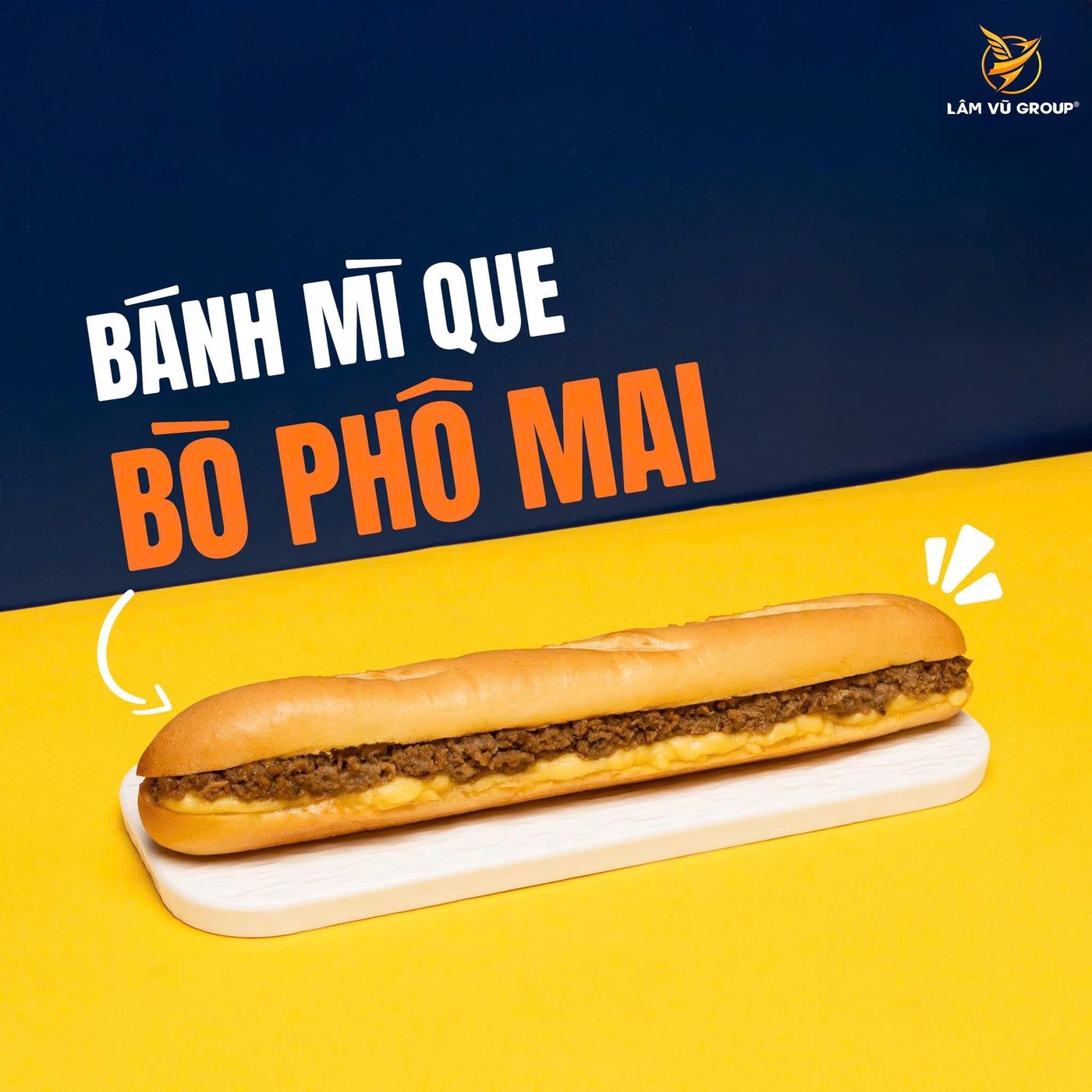 Bánh Mì Que Bò (Beef · Bò Phô Mai) at Banh Mi Song Hong, Orchard Plaza